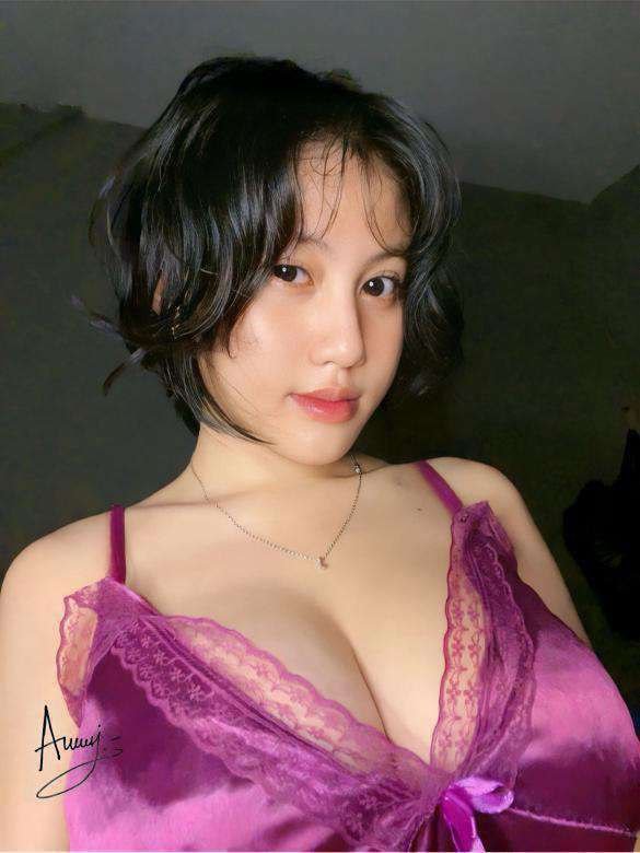 Eja Hazel Konten Eksklusif Lingerie Ungu! WOW GEDE BANGET! 5
