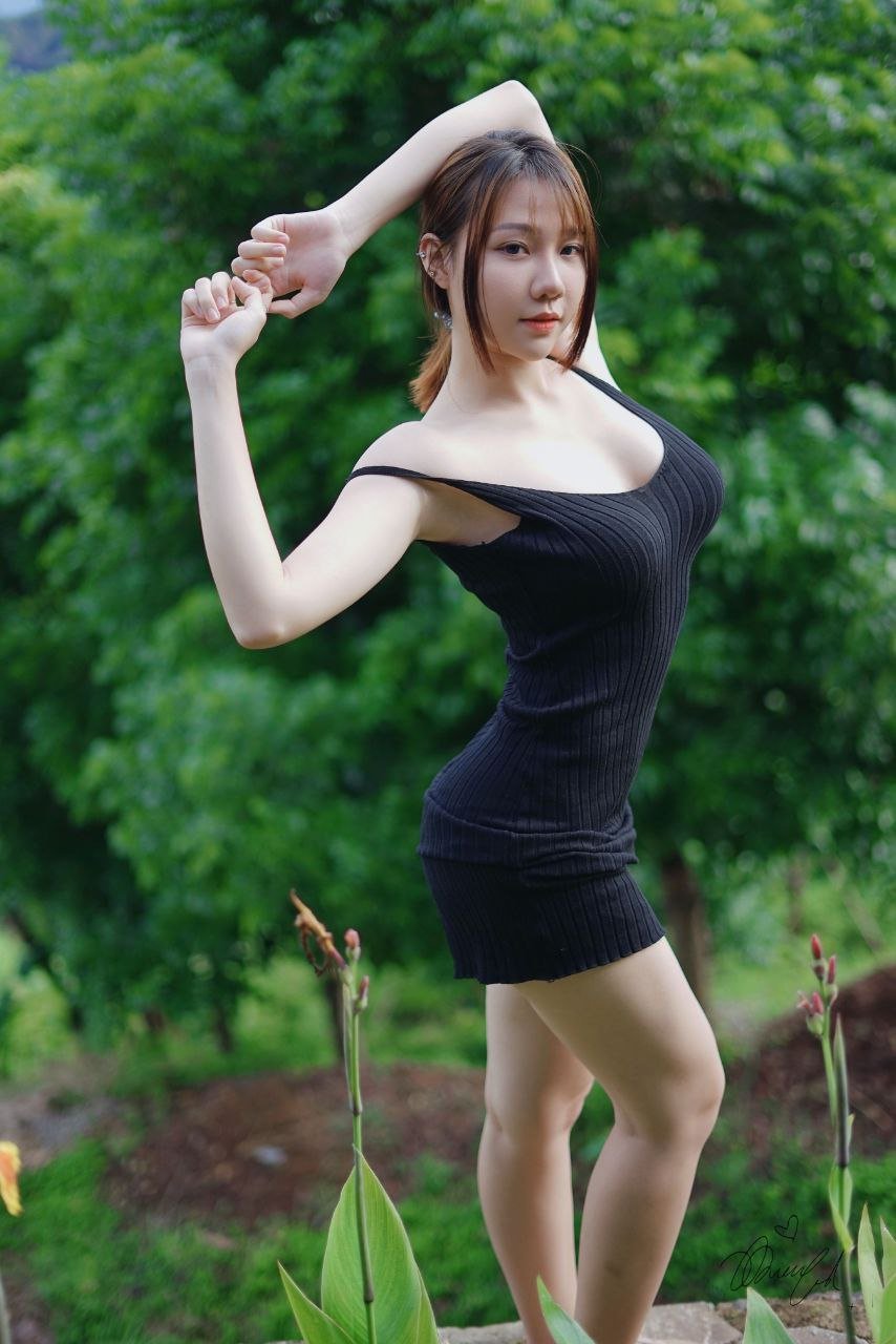 Jenna Damaya - Black Dress , GELOO!!! 13 95 website by kawai.day 1