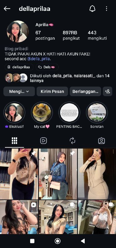 Della Aprilia Konten IG EKSKLUSIF! WOW BANGET! 7 g0haa7yv